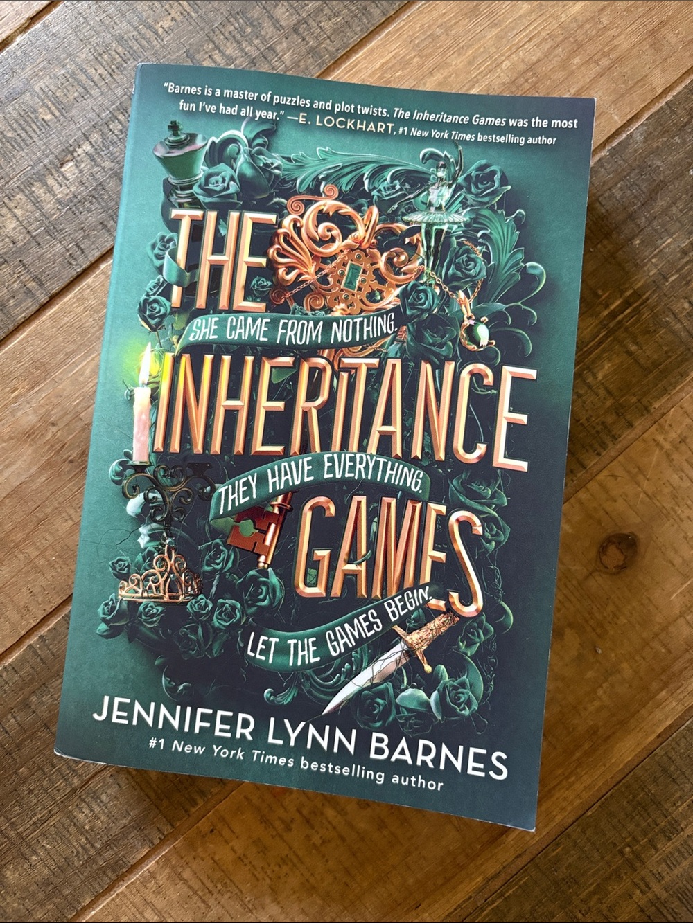Book - The Inheritance Games (Green Cover)